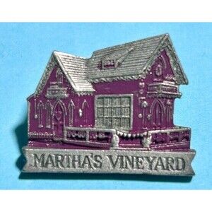 Martha’s Vineyard Camp Meeting Association,National Landmark,Mass. Souvenir Pin